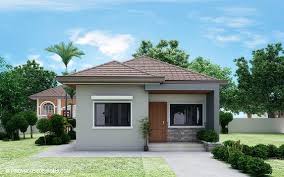 Which comprises all features of a complete house. 1 This Is A Two Bedroom House Designed For A Small Family It Has A Floor Area Of 61 Bungalow House Design Modern Bungalow House Design Modern Bungalow House