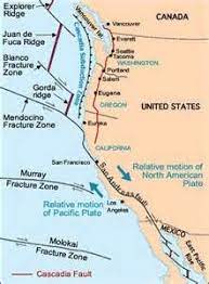 West Coast Earthquake Fault Lines Bing Images Eureka California Earthquake Prediction Earthquake