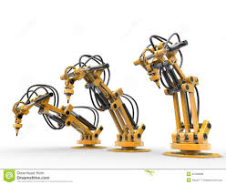 Βιομηχανικά ρομπότ απεικόνιση αποθεμάτων. εικονογραφία από μηχανές ...