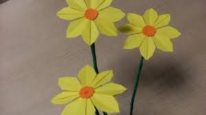 Hiasan dinding kamar dari kertas origami. Gambar Mozaik Bunga Dari Kertas Origami Kata Kata