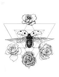 Black And White Ladybug Tattoo Ideas Ladybug Ladybug Drawing Ink Bug Flowers Roses Rose Geometry Sacredgeometry Sacred Geome Lady Bug Tattoo Insekten Tattoo Marienkafer Tattoo