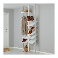 Elvarli 2 Section Shelving Unit White Ikea Adjustable Shelving Ikea Tv Unit Furniture