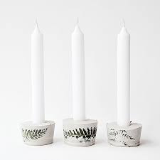 Hier finden sie taufkerzen in den üblichen größen. Kerzenhalter Mit Farn Soap Rezepte