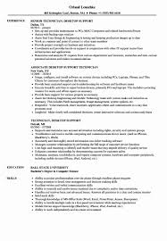It Support Technician Resume Best Of Technician Desktop Support Resume Samples Resume Examples Project Manager Resume Engineering Resume