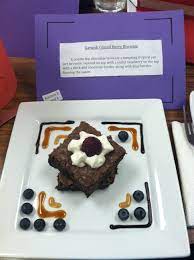 Brownie Plating Dessert Decoration Food Plating Food