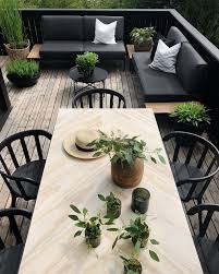 Find Solutions With These Inspirational Outdoor Garden Ideas In 2020 Black Patio Furniture Patio Decor Diy Garden Furniture