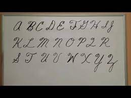 How to draw a capital t in cursive. How To Write Cursive Capital Letters Uppercase Letters American Handwriting Youtube