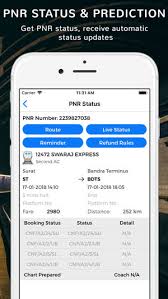 Indian Railway Pnr Status On The App Store