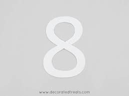 Create themed parties with cake topper number templates for cricut. Number Cake Topper A Step By Step Tutorial Decorated Treats