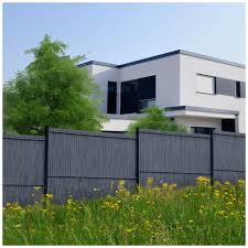 Pvc angle anthracite (ral 7016) trim. Lamelles D Occultation Pvc Gris Anthracite Pour Panneau Rigide 2m