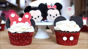 Sharing some of my favorite mickey and minnie mouse party ideas. How To Make Mickey Mouse And Minnie Mouse Cupcakes Youtube