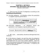 Obligation meaning, definition, what is obligation: Chapter 3 Section 5 Divisible And Indivisible Obligations Arts 1223 1225 Chapter 3 Section 5 U2013 Divisible And Indivisible Obligations Articles Course Hero