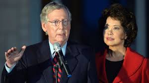 A government watchdog has alleged that elaine chao, former transportation secretary and wife of republican senator minority leader mitch mcconnell. Sen Mitch Mcconnell S New Book Slams Professor Obama And Jabs At Fellow Lawmakers Abc News
