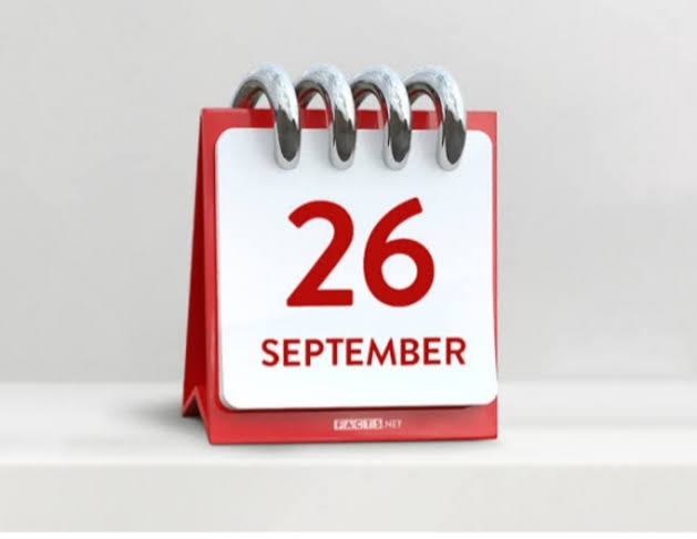 Happy birthday to person born September 26