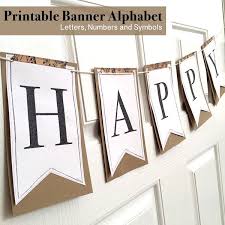 Printable Full Alphabet For Banners Printable Letter Templates Diy Birthday Banner Printable Banner Letters