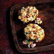 Baked Potato With Cheese Ham Souffle Healthy Recipe Ww Uk Recipe Baked Potato With Cheese Recipes Healthy Recipes