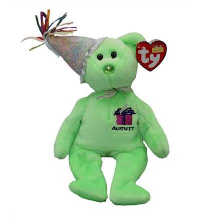 August (birthday set 1) — Ty Beanie Baby bear