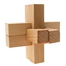 You need to disassemble all pieces to separate the cube and assemble them back into the cube. How To Solve This 3d Wooden Puzzle Which Becomes An Interlocking Cross Puzzling Stack Exchange
