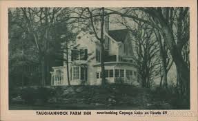 Inn at taughannock is located in trumansburg, ny just 9 miles from ithaca and cornell university. Taughannock Farm Inn Taughannock Falls Ny Postcard