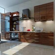 Hot Item Wood Grain High Gloss Acrylic Mdf Panel For Kitchen Cabinet Door High Gloss Kitchen Cabinets Glossy Kitchen Kitchen Cabinet Remodel