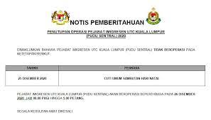 Jabatan imigresen malaysia utc kl kuala lumpur no 6 aras 2 pudu sentral jalan tun tan cheng lock 55100 kuala lumpur tel. Jabatan Imigresen Malaysia Cawangan Utc Kuala Lumpur Pudu Sentral Publikacii Facebook