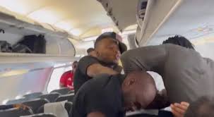Fight breaks out on a plane