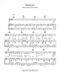 In questo articolo abbiamo già parlato del celebre brano halleluja di leonard cohen. Alexandra Burke Hallelujah Sheet Music Pdf Notes Chords Pop Score Piano Vocal Guitar Right Hand Melody Download Printable Sku 45001