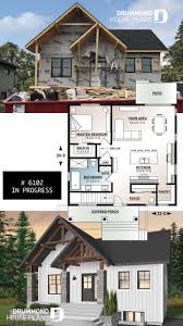 And cozy cottages make for affordable vacation retreats. Discover The Plan 6102 Nordika Which Will Please You For Its 1 2 3 Bedrooms And For Its Modern Rustic Styles House Plans Farmhouse Basement House Plans New House Plans