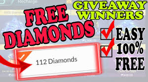 If only one prize is being given away, even if there are multiple entry methods, only the one entry. Free 112 Diamonds In Mobile Legends Giveaway Winners Youtube