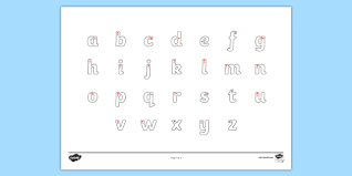 Free Letter Formation Alphabet Handwriting Sheet