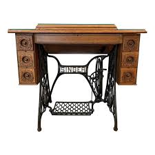 20th Century Traditional Converted Singer Sewing Table Singer Sewing Tables Sewing Table Singer Sewing Machine Table