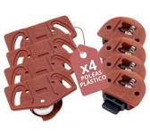 Pack 4 Uds. Kit Ruedas para Puertas Correderas, con Guía para Armarios  Empotrados. Mecanismo de Rueda Sistema Mosquitera. Ruedas de Puerta para un  ...