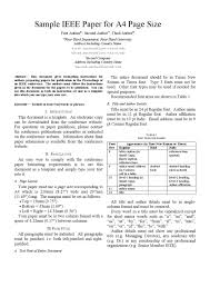 Abbreviations such as ieee, si, mks, cgs, sc, dc, and rms do not have to be defined. Ieee Format A4 Paper By Ece Department Kalasalingam University Issuu