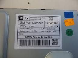 Permata bonda empire sdn bhd. Display Multi Media Control Unit Opel Meriva 1 7 Cdti 16v 12843784 Sanyo