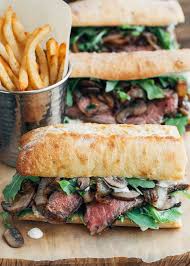 Steak Sandwich Recipe With Horseradish Mayo Striped Spatula Recipe Steak Sandwich Recipes Steak Sandwich Sandwich Recipes