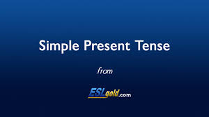 Eslgold Com Simple Present Tense Video Youtube
