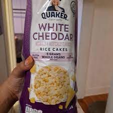 They're also lower in fiber and. Rice Cakes White Cheddar Quaker Oats