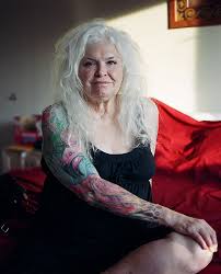 A tattoo is a form of body modification where a design is made by inserting ink, dyes, and/or pigments, either indelible or temporary, into the dermis layer of the skin. Tattooed Seniors What Will Your Ink Look Like When You Re 60 Artfido