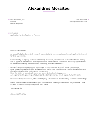 Cover letter examples in different styles, for multiple industries. Plumber Cover Letter Sample Kickresume