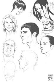 Male Faces Study By Hioutsider Studio On Deviantart Male Face Face Drawing Character Design