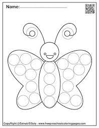 Grab these 11 cute spring themed dot marker coloring pages for free today so your little one can start having fun just minutes from now. Pin On Spring Do A Dot Marker Free Coloring Pages