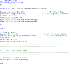 The Sp Transactionnotification Stored Procedure Sap Blogs