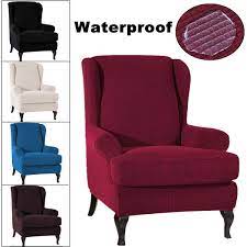 See more ideas about wingback armchair, furniture, armchair. Sloping Arm King Back Chair Cover Elastic Armchair Wingback Wing Sofa Back Chair Cover Stretch Protector Slip Cover Protector Chair Cover Aliexpress