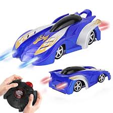 Lowest price in 30 days. Buy Wishtime Remote Control Car Kids Toys Wall Climbing Car Dual Modes 360 Rotation Stunt Rc Cars Vehicles Toys Children Games Funny Gifts Cool Gadgets For Boys Girls Teenagers Adults Blue Online In
