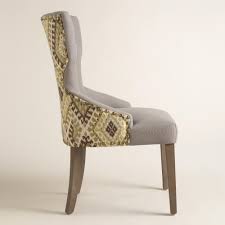 Green Daltrey Geo And Linen Maxine Dining Chair Arredamento