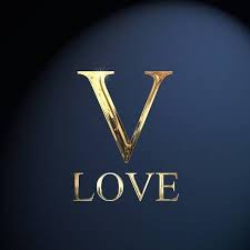 Download letter v images and photos. Gold Alphabet Letter V Word Love On A Blue Background V Words V Letter Images Lettering Alphabet