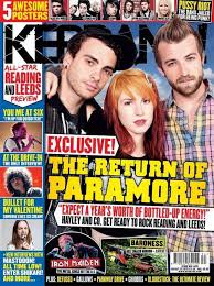 Paramore On The Cover Of Kerang Paramore Star Reading Leeds Festival