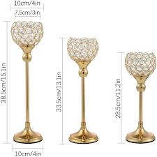 Maybe you would like to learn more about one of these? Buy Ecom King Gold Crystal Candle Holder Tea Light Candlestick Holders For Wedding Table Decoration Centerpiece For Party Home Decor Gold 5pcs Online In Indonesia B08swgx8xl
