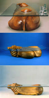 Plus, it is made of exceptional quality domestic material. Artist Designs Coffee Tables To Look Like Animals Partially Submerged In Water Techeblog