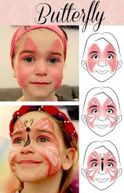 Karnevals Schmink Gesichter Leopard Und Schmetterling Karneval Schminken Schminkanleitung Schminken